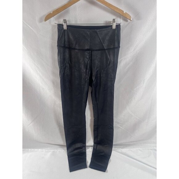 CRZ YOGA Pants - CRZ YOGA Faux Leather Leggings Black Size M 8/10